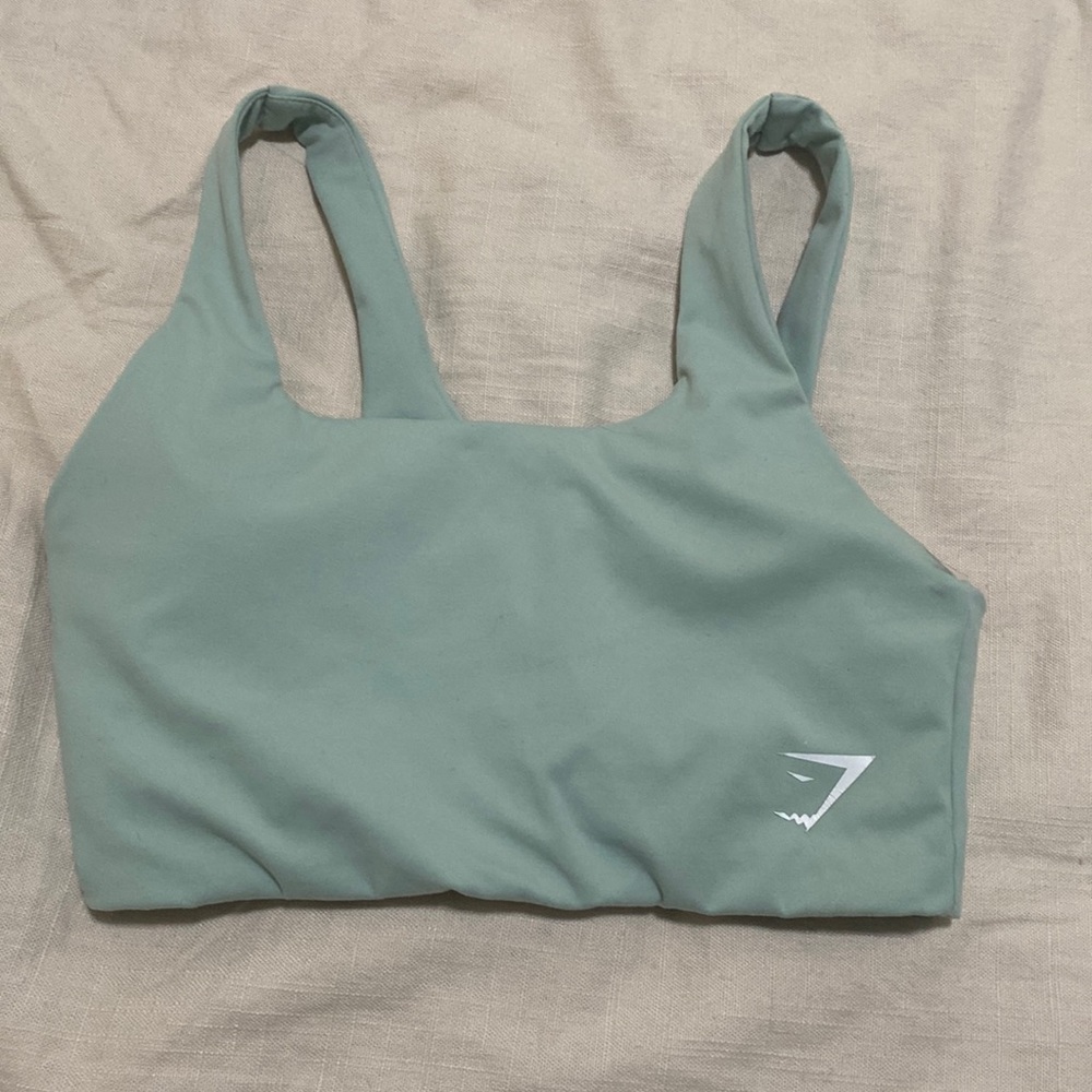 Gymshark dreamy sports bra - green - size small
